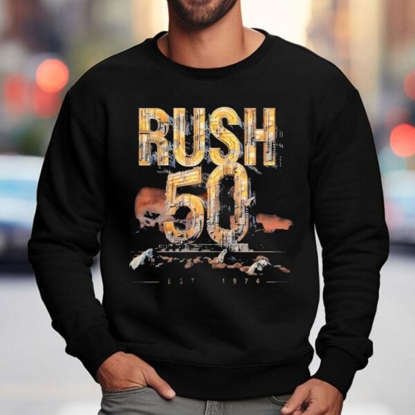 Rush 50 Brutalist Est 1974 Shirt
