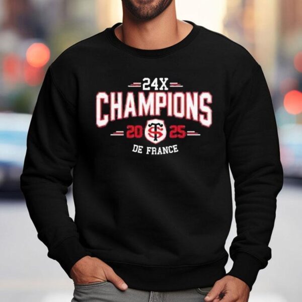 Stade Toulousain 24x Champions De France 2025 Shirt