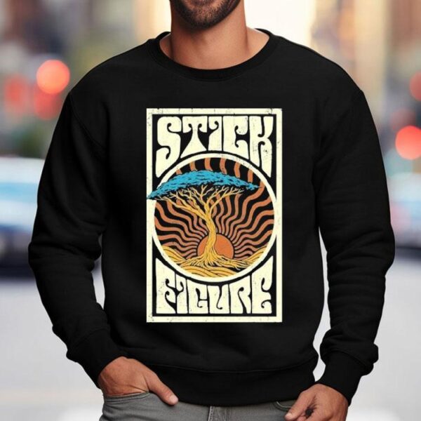 Stick Figure Sunrise Tree Shirt