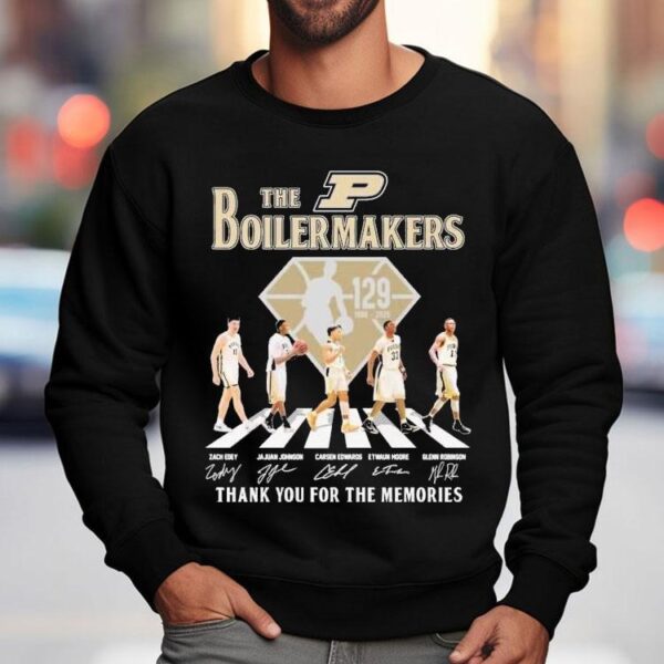 The Purdue Boilermakers 129th Thank You For The Memories 1896 2025 Signatures Shirt