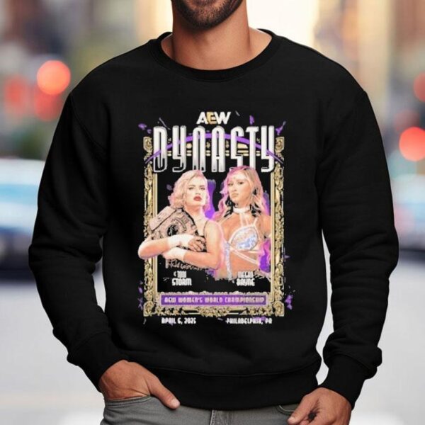 Toni Storm Vs Megan Bayne Aew Dynasty 2025 Matchup Shirt