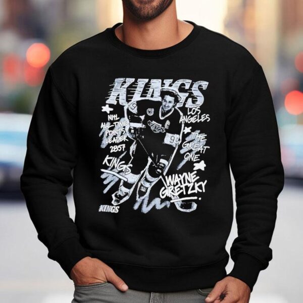 Wayne Gretzky Los Angeles Kings Hockey Nhl All The Points Leader 2857 Shirt