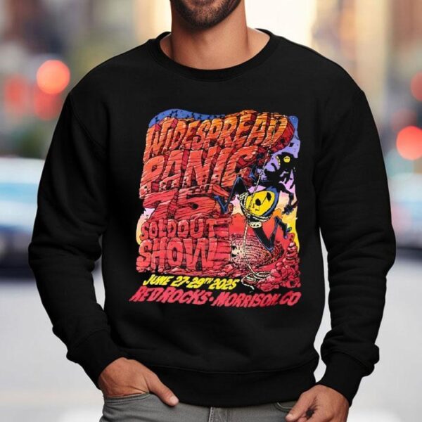 Widespread Panic 75th Sold Out Show Red Rocks Morrison 2025 Shirt
