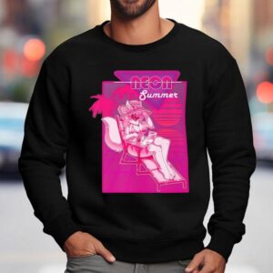 Wolf Neon Summer Sweatshirt