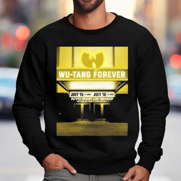 Wu Tang Clan Pop Up At Irving Plaza In New York On July 15 16 2025 Yellow Neon Marquee Shirt