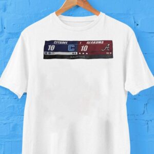 Citadel Vs Alabama The Halftime Score Of The Century Shirt