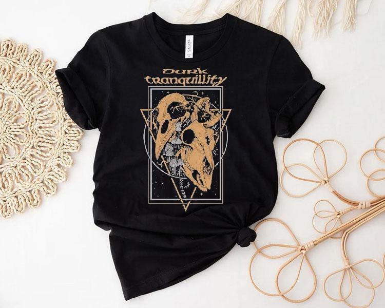 Dark Tranquillity Skull Trio Shirt 4 Dark Tranquillity Skull Trio Tshirt
