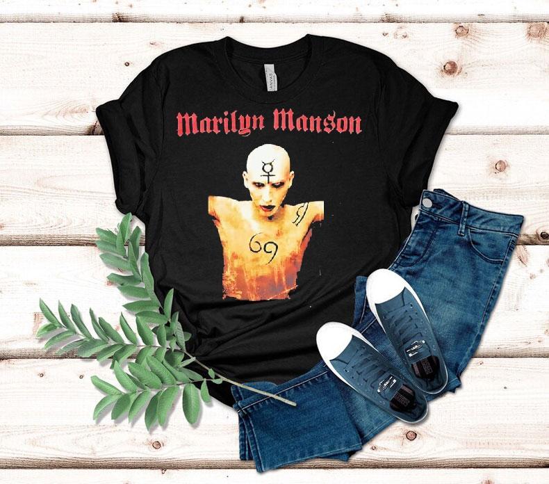 Marilyn Manson Retro Shirt 4 Marilyn Manson Retro Tshirt