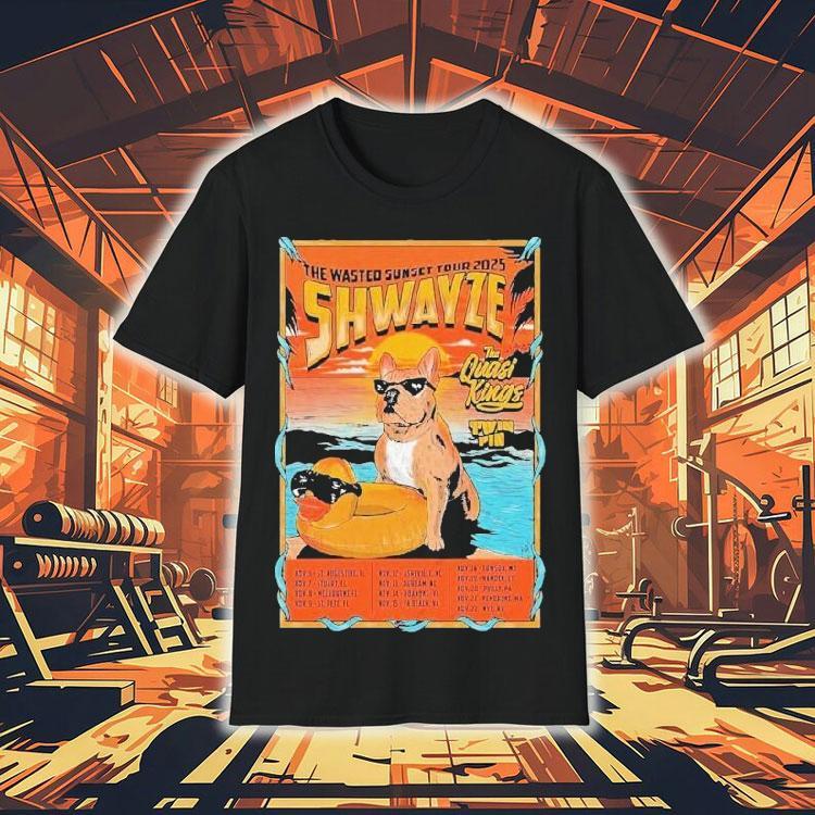 Shwayze The Wasted Sunset Tour 2025 Dates Dog Shirt 4 Shwayze The Wasted Sunset Tour Dates Dog Tshirt