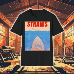Straws Turtle Style Jaws Shirt
