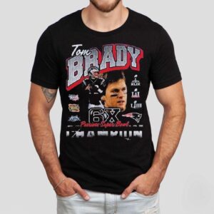 Tom Brady New England Patriots Unveil Statue 6x Super Bowl Champions Shirt