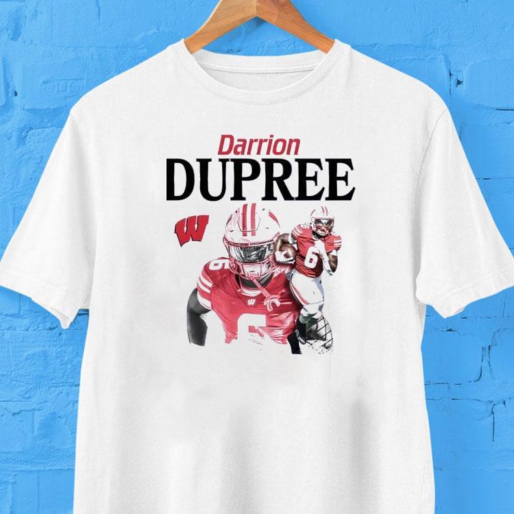Wisconsin Ncaa Football Darrion Dupree Shirt 2 Wisconsin Ncaa Football Darrion Dupree Tshirt