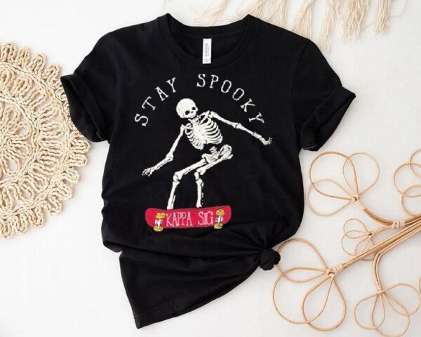 Kappa Sigma Stay Spooky Skeleton Skate Shirt