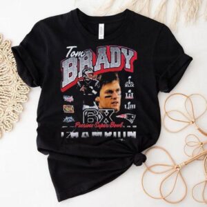Tom Brady New England Patriots Unveil Statue 6x Super Bowl Champions Shirt