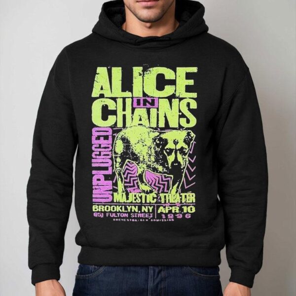 Alice In Chains Unplugged Majestic Brooklyn Ny Dog Shirt