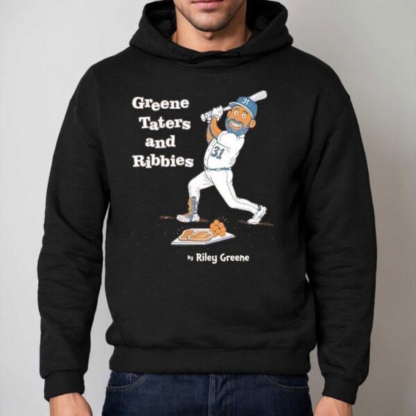 Greene Taters And Ribbies Riley Greene Detroit Tigers Baseball Shirt