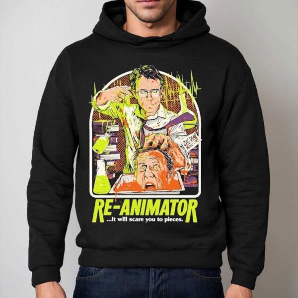Re-animator Talking Head It Will Scare You To Pieces Shirt