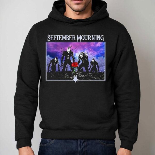 Reaper Rose September Mourning Graphic Shirt