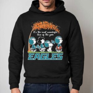 Snoopy The Peanuts X Philadelphia Eagles Philly It S The Most Wonderful Time Of The Year Hoodie
