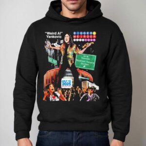 Weird Ai Yankovic Madison Square Garden Bigger Weirder 2025 Tour Shirt 2 Weird Ai Yankovic Madison Square Garden Bigger Weirder Tour Hoodie