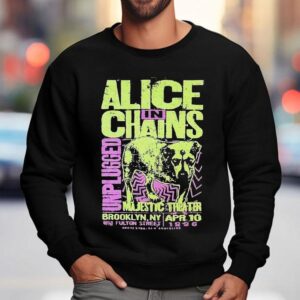 Alice In Chains Unplugged Majestic Brooklyn Ny Dog Sweatshirt