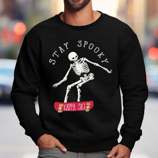 Kappa Sigma Stay Spooky Skeleton Skate Shirt