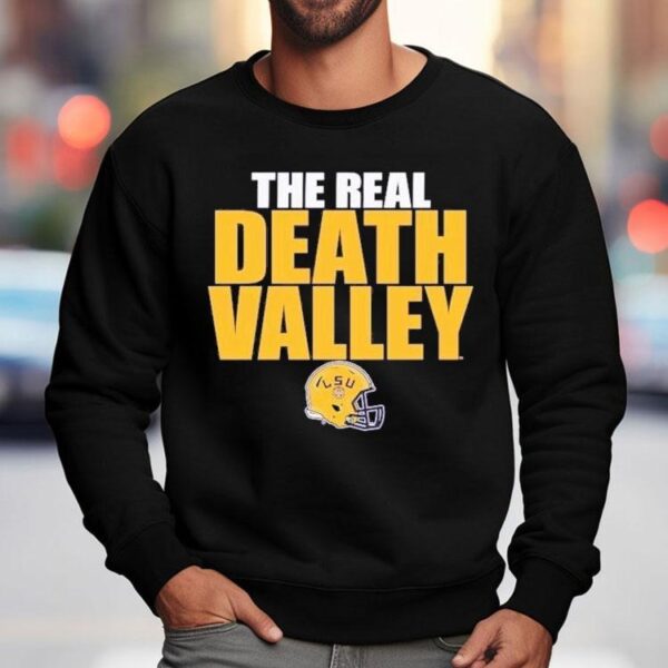 Lsu Tigers The Real Death Valley Helmet Shirt