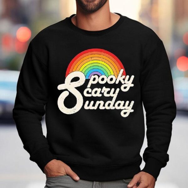 Rainbow Spooky Scary Sunday Shirt
