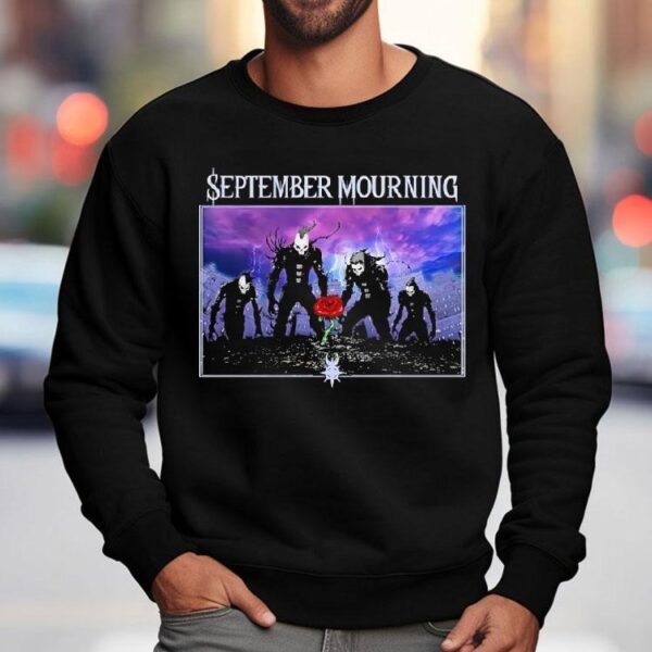 Reaper Rose September Mourning Graphic Shirt