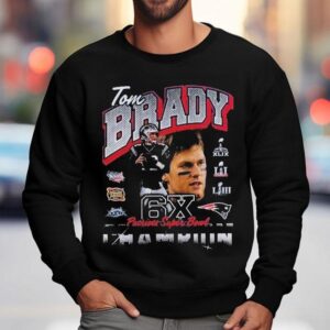 Tom Brady New England Patriots Unveil Statue X Super Bowl Champions Sweatshirt