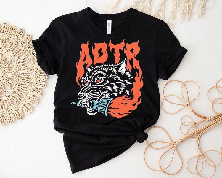  A Day To Remember Torch Wolf Tshirt