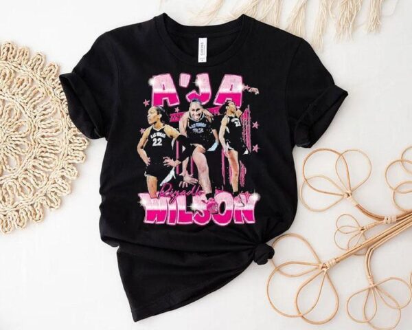 A’ja Wilson Riyadh Las Vegas Aces Basketball Graphic Shirt