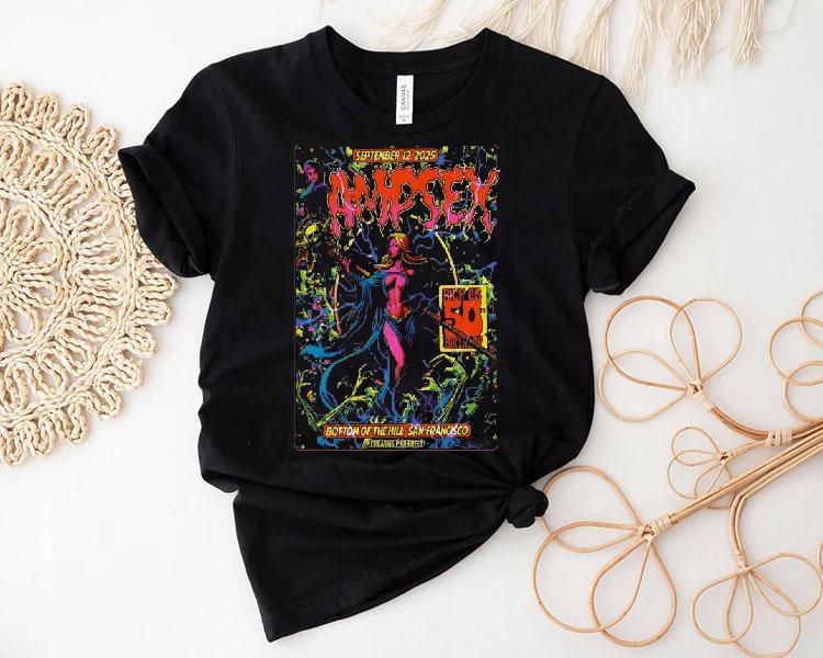  Ampsex Rock Music September   In San Francisco Ca Tshirt