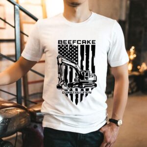 Andrew Flair Beefcake Construction Excavator Left Ches Tshirt