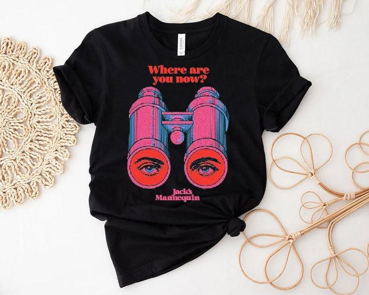  Andrew Mcmahon Where Are You Now Eyes Binoculars Tshirt