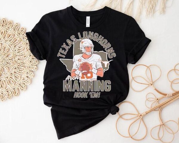 Arch Manning Hook ’em Texas Longhorns Football Shirt