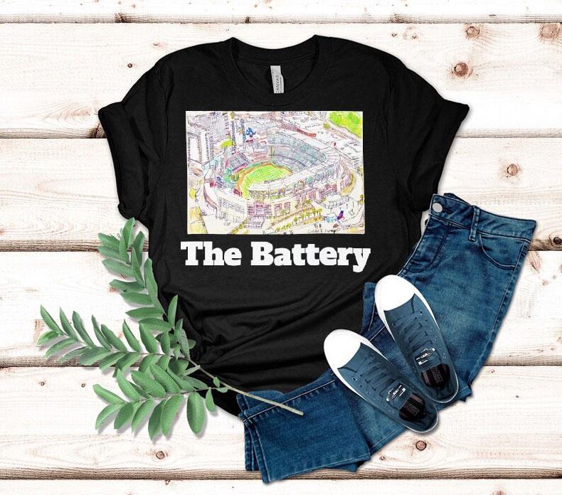  Atlanta Braves Stadium The Battery Tshirt