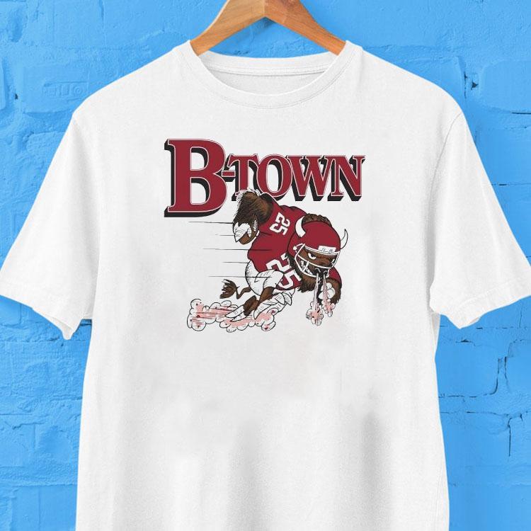  B Town Indiana Hoosiers Mascot Football Tshirt