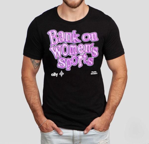 Bank On Women’s Sports Wnba Las Vegas Aces Logo Shirt