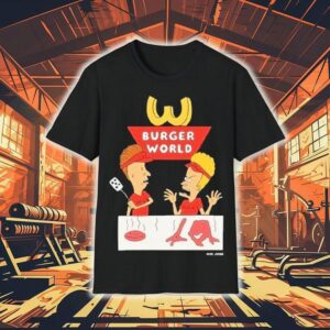 Beavis And Butt Head Burger World Cartoon Shirt