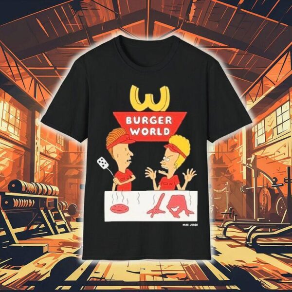 Beavis And Butt Head Burger World Cartoon Shirt