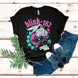 Blink 182 Missionary Impossible Tour 2025 Raleigh North Carolina Venue At Coastal Credit Union Music Park At Walnut Creek On September 3 Bunny Shirt