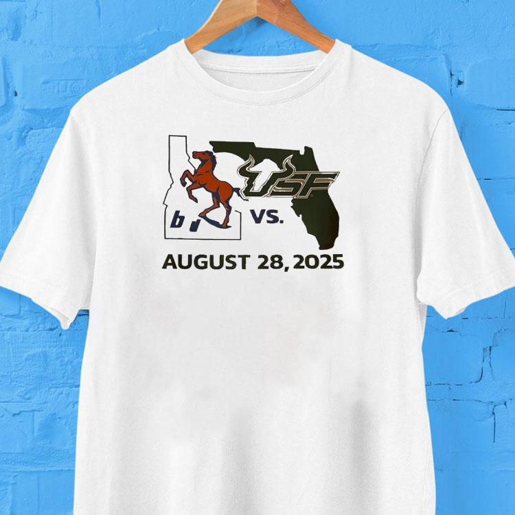  Boise State Broncos Vs South Florida Bulls August   Tshirt