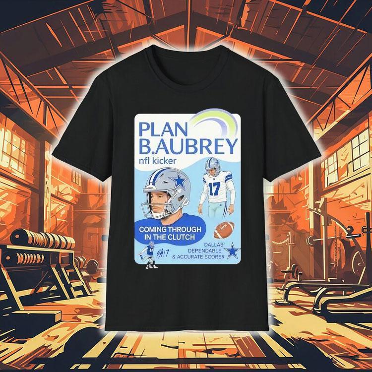 Brandon Aubrey Dallas Cowboys Nfl Kicker Coming Through In The Clutch Tshirt