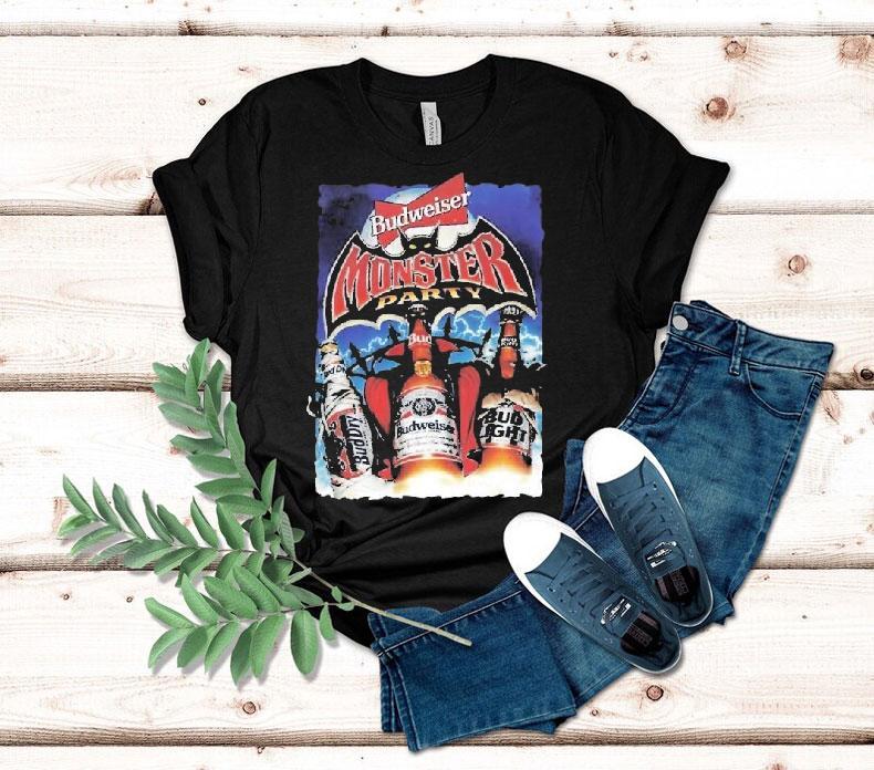  Budweiser Monster Party Tshirt