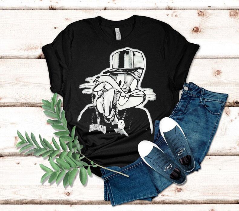  Bugs Bunny Hoesmad Rhinestone Looney Tunes Tshirt