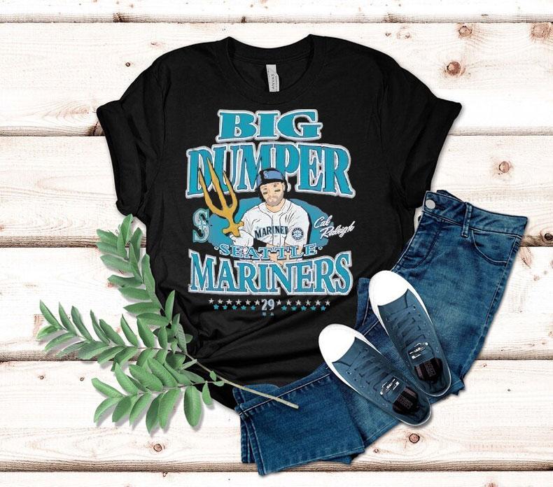  Cal Raleigh Big Dumper Seattle Mariners Baseball Tshirt