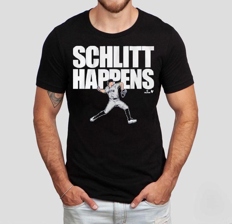  Cam Schlittler Schlitt Happens Tshirt