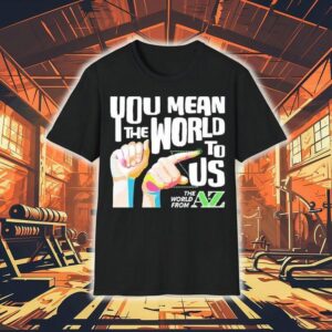 Carl Azuz You Mean The World To Us The World From To Az Logo Tshirt