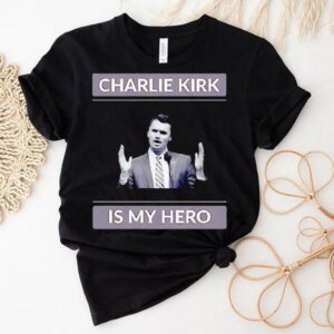 Charlie Kirk Is My Hero Usa Portrai Tshirt
